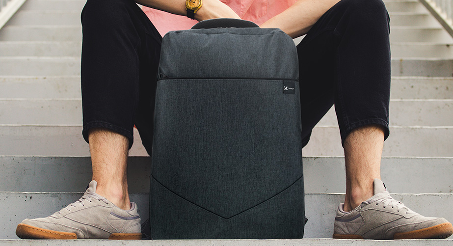 Xtech LIVERPOOL - Mochila para transporte de portátil - 15.6" - gris oscuro