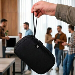 Xtech - Travel Tech organizer case - Durable polyester / 100% polyester - All black