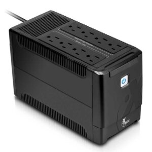 Xtech - Battery backup - Line interactive - 375 Watt - 750 VA - AC 110/120 V - 8 outlets XTP-751