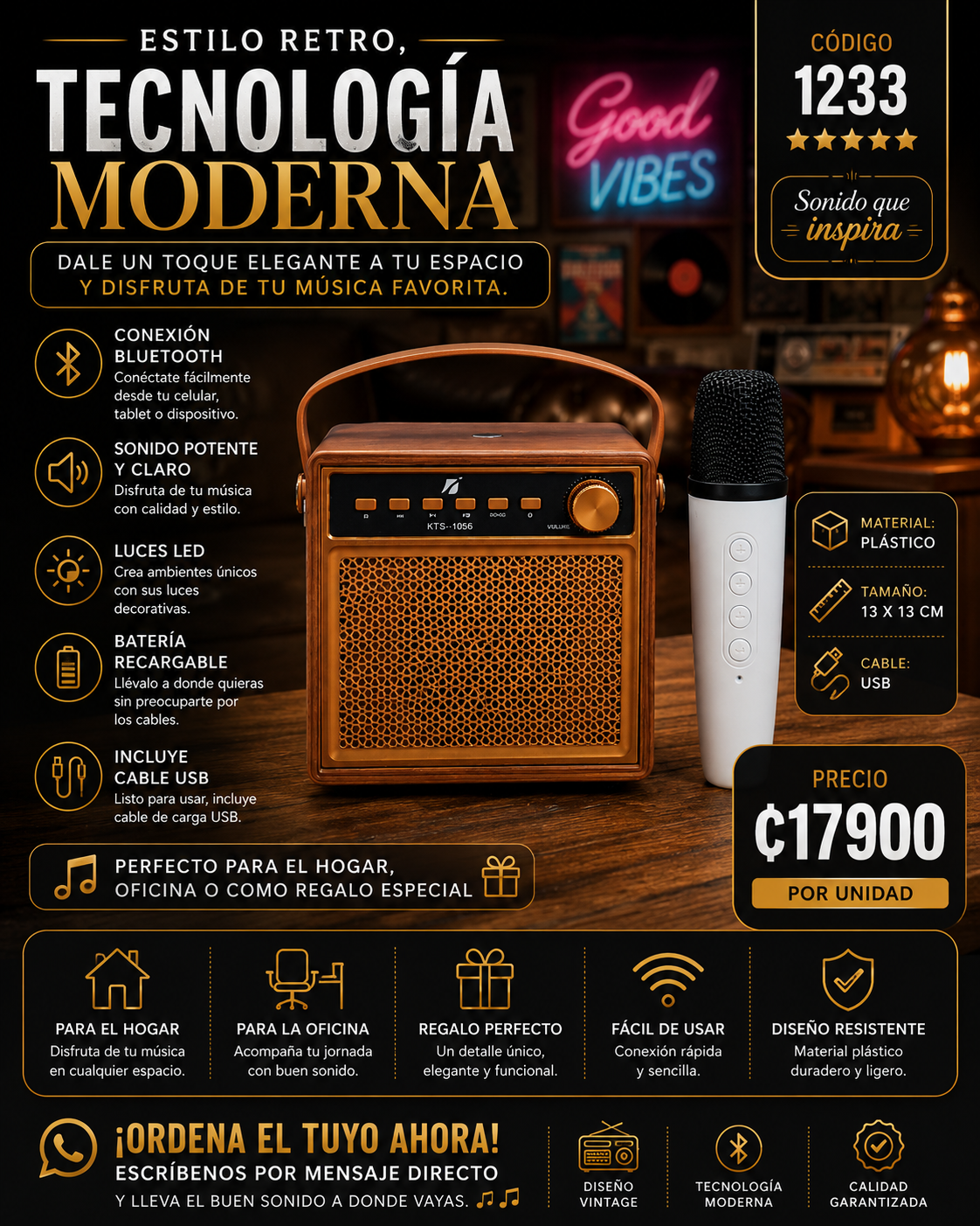 Radio Parlante Bluetooth