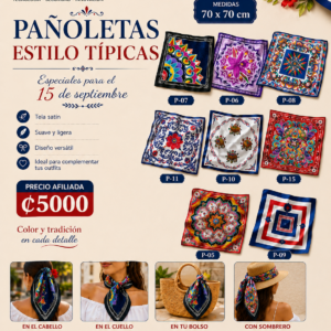 PAÑOLETAS ESTILO TIPICAS