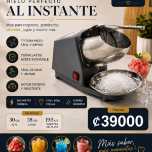 MÁQUINA PARA TRITURAR HIELO