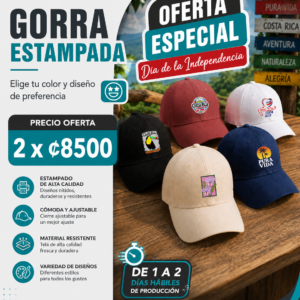 GORRA ESTAMPADA