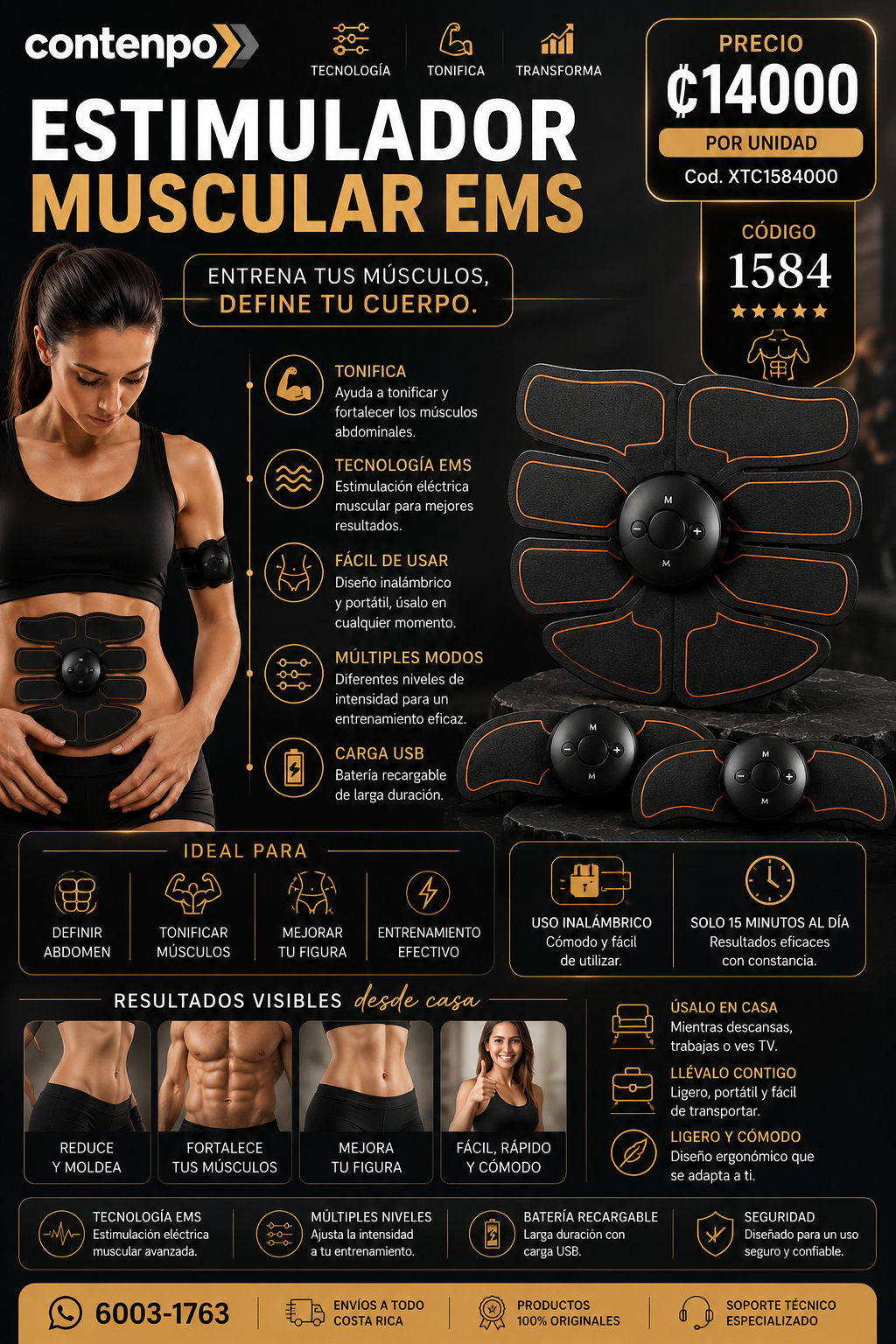ESTIMULADOR MUSCULAR EMS