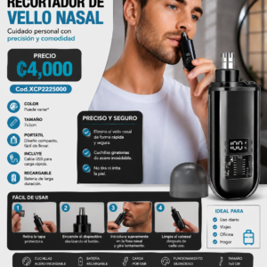 RECORTADOR DE VELLO NASAL