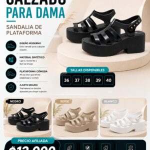 SANDALIA DE PLATAFORMA