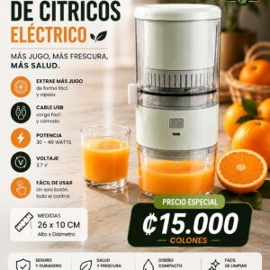 EXPRIMIDOR DE CÍTRICOS ELÉCTRICO