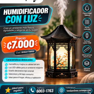 HUMIDIFICADOR ESTILO ADORNO CHINO
