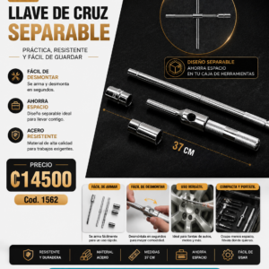 LLAVE DE CRUZ SEPARABLE