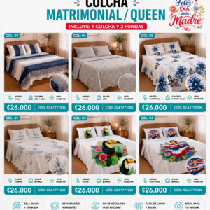 COLCHA TAMAÑO MATRIMONIAL / QUEEN