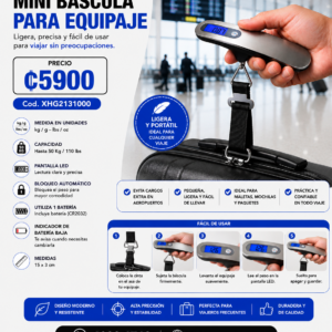 MINI BÁSCULA PARA EQUIPAJE