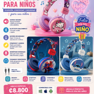 AUDÍFONOS PARA NIÑOS